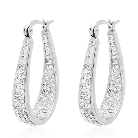 Swarovski Jewelry - SWAROVSKI HOOP EARRINGS